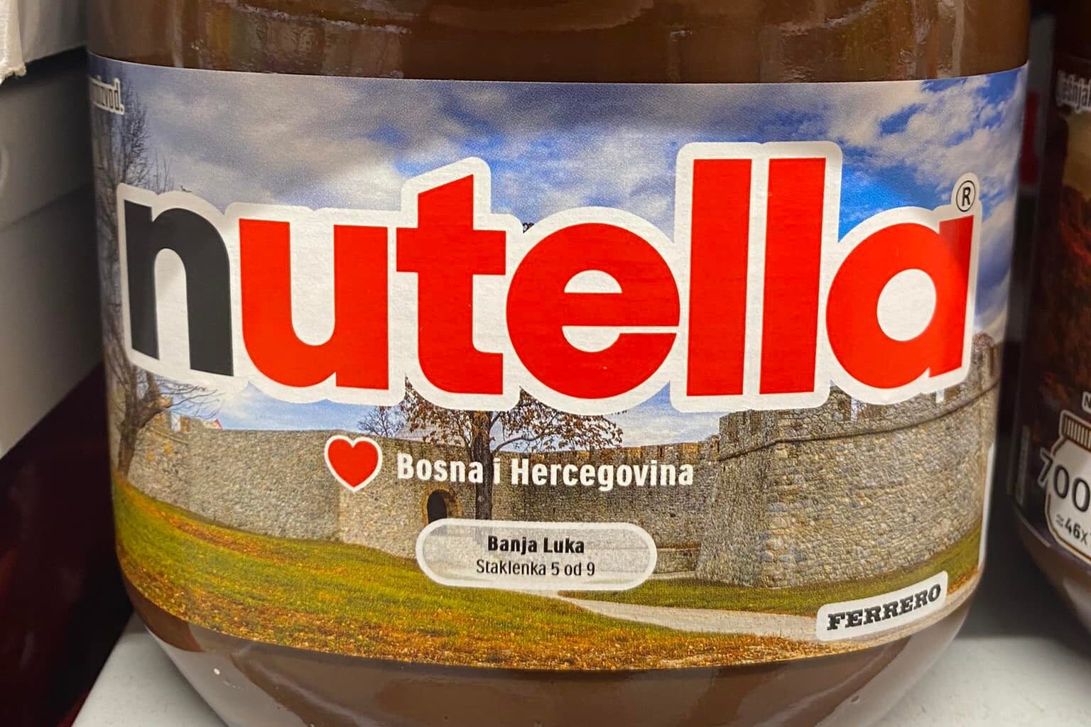 U prodaji Nutella s fotografijama bh. gradova