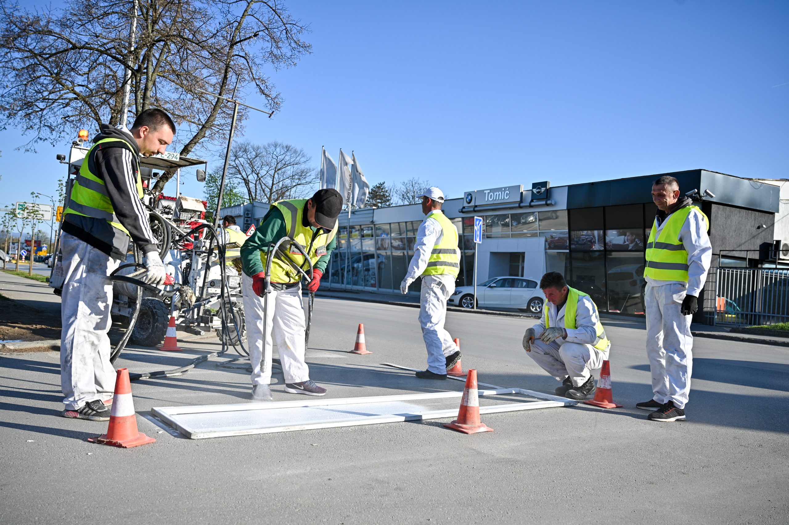 U TOKU TENDER Po zvršetku zimske sezone, obnova horizontalne saobraćajne signalizacije