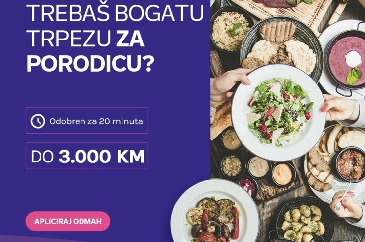 I PRAZNIČNI RUČAK NA RATE Banke nude kredite za BOGATU TRPEZU