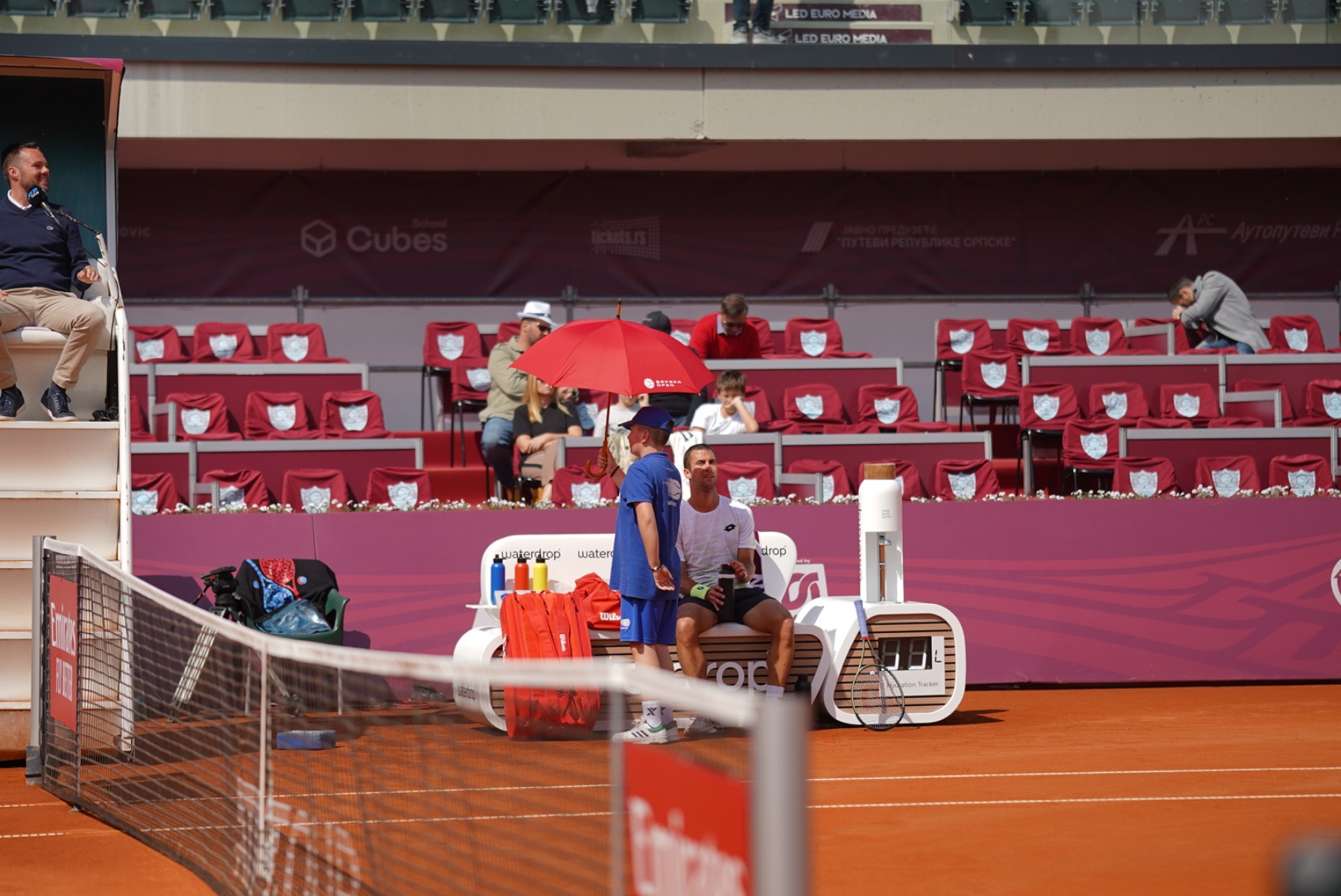 PRVI PUT NA PAUZAMA SUNCOBRANI Đere i Molčan otvorili četvrtfinalne duele Srpska open (FOTO)