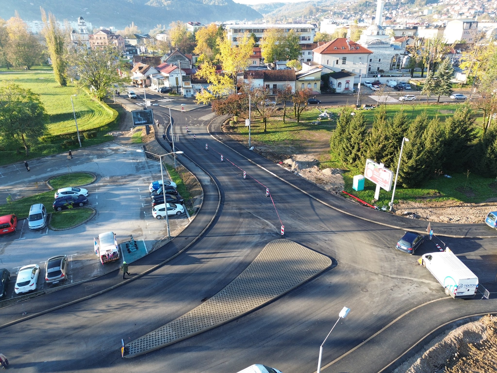 MODERNIZACIJA SAOBRAĆAJA Dio kružne raskrsnice kod Ekvatora pušten u upotrebu (FOTO)