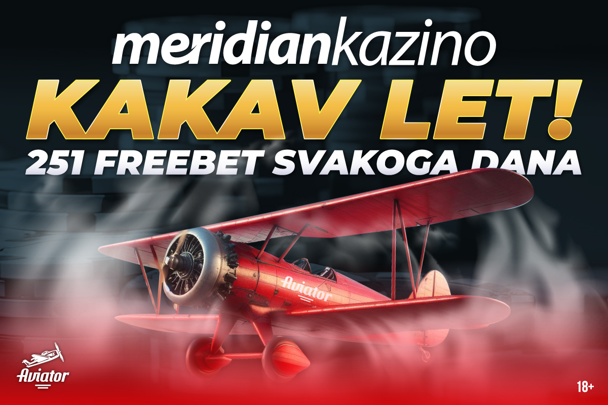 MERIDIAN ONLINE KAZINO: Poleti Aviatorom u najjaču kišu freebeta