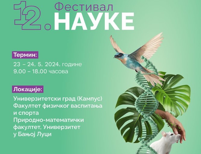 Festival nauke 23. i 24. maja na dvije lokacije u Banjaluci