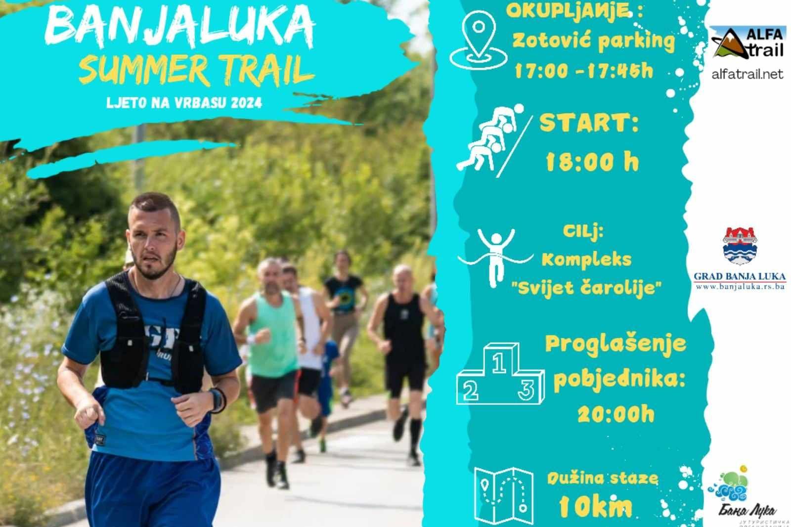 Sutra drugo izdanje trke “Banjaluka Summer Trail”