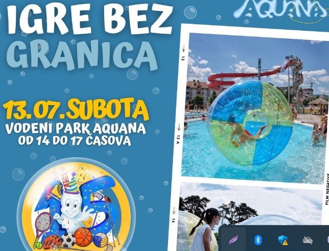 Igre bez granica na „Akvani“ u subotu