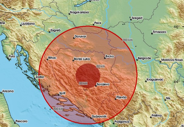Treslo se tlo u BiH: Jeste li osjetili zemljotres?