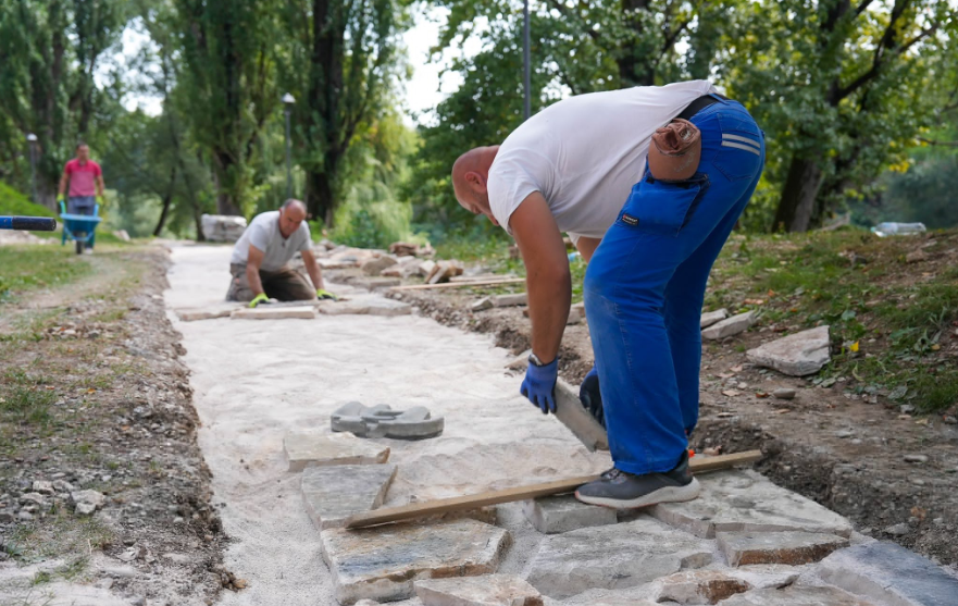 IZMEĐU KASTELA I VRBASA U toku izgradnja još jednog kilometra šetališta (FOTO)