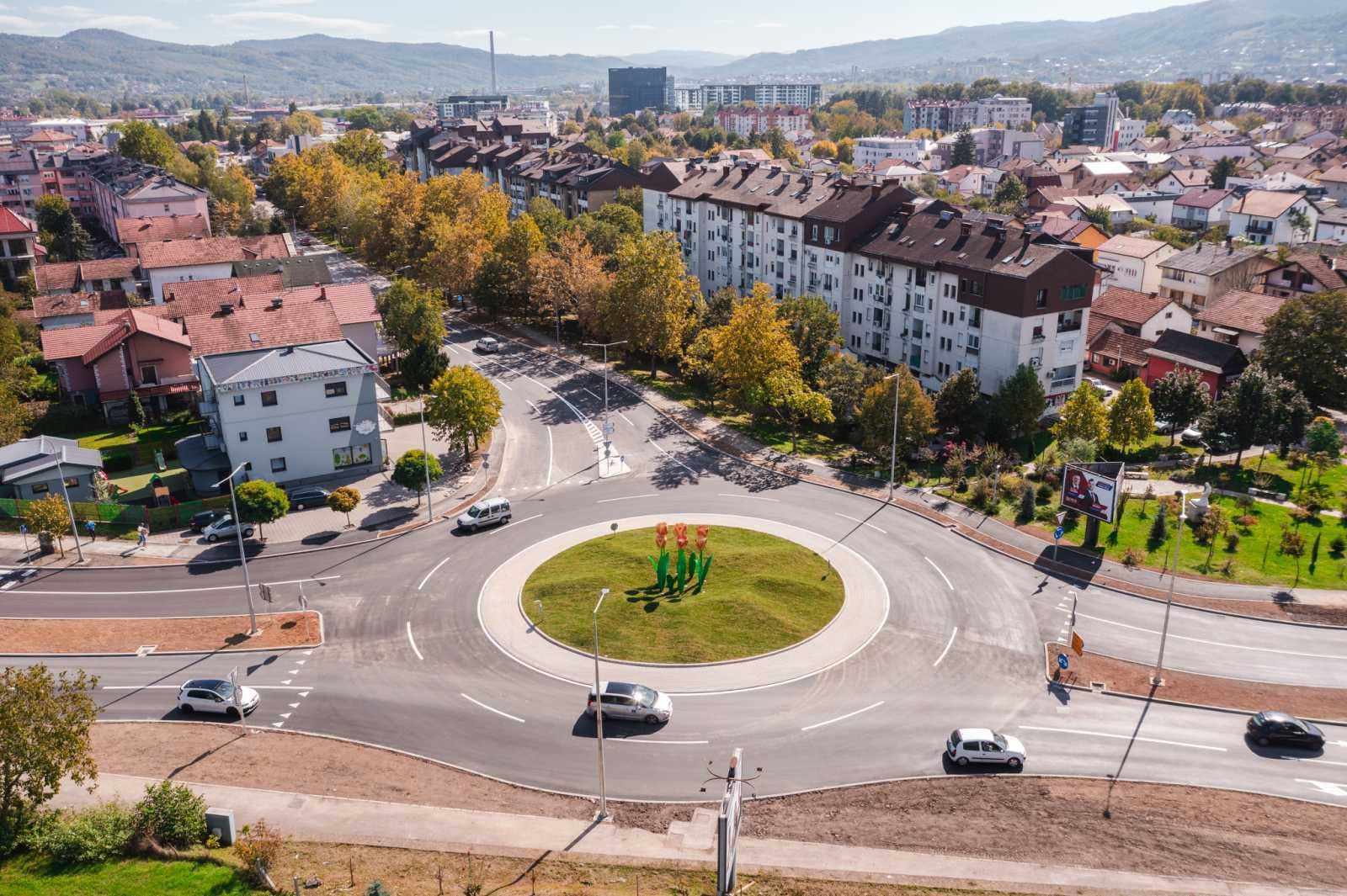 “Uspješno okončan još jedan projekat važan za grad” TULIPAN-kružna raskrsnica završena (VIDEO)