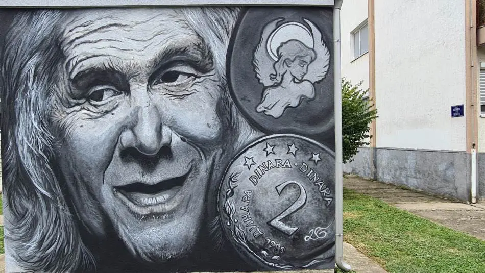 Bora Đorđević dobio mural u Doboju (FOTO)