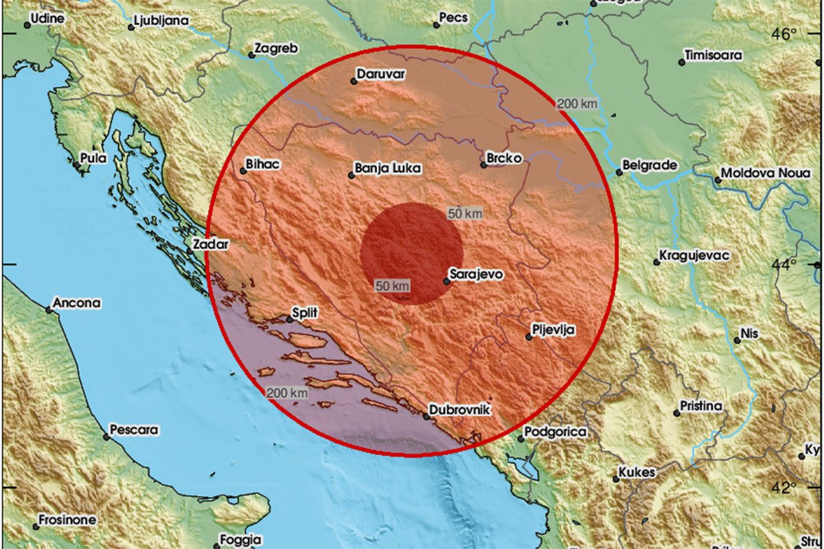 “Poprilično zatreslo” Zemljotres u BiH